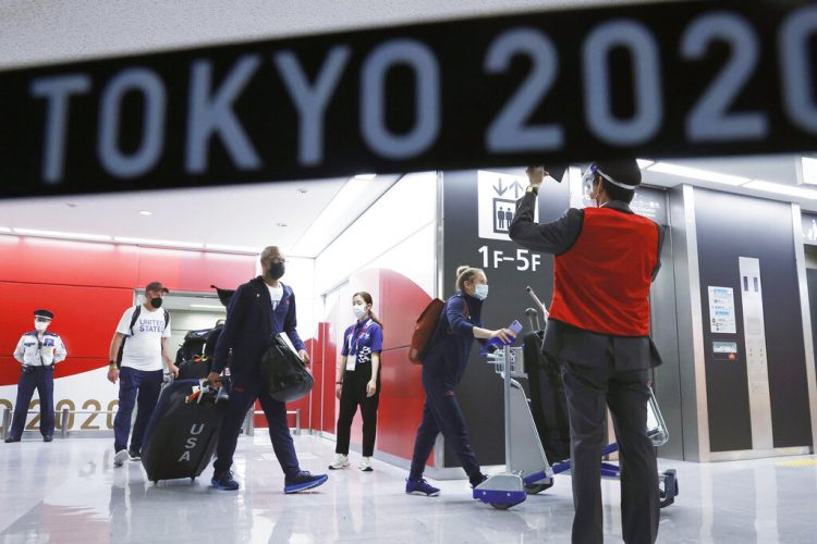 Thu. 9:26 a.m.: Olympic athletes test positive in Tokyo days before Games